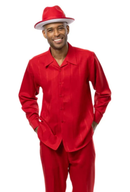 Walking Suit Long Sleeve (Red)