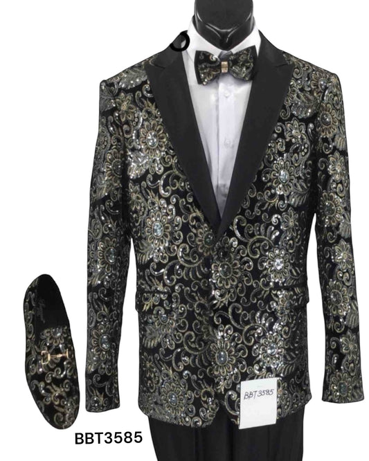 BBT3585 Blazer (Black/Silver/Gold)