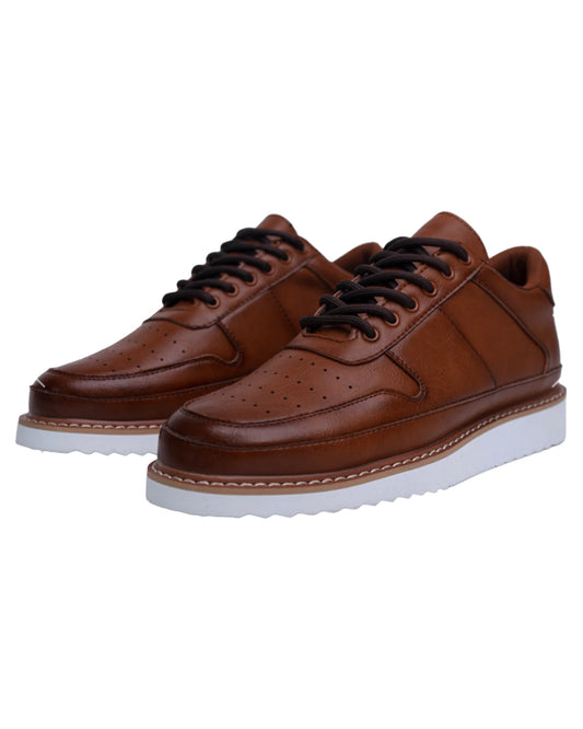 Tayno Blaze Casual Sneakers (Cognac)