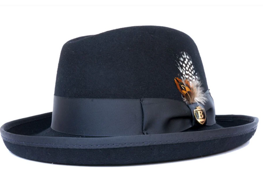 Bruno Capelo GODFATHER HAT (HOMBURG) WOOL FELT HAT