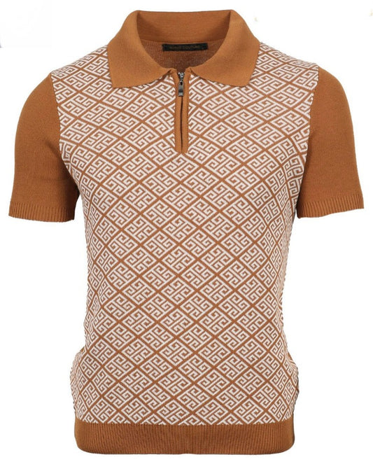 SUSLO COUTURE SSPOLO SWEATER (COGNAC)